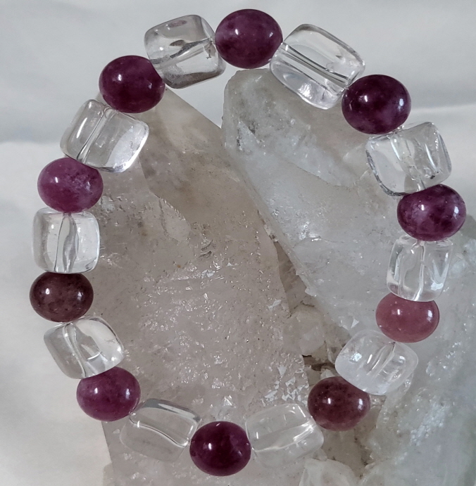 백수정과 핑크투어머린팔찌