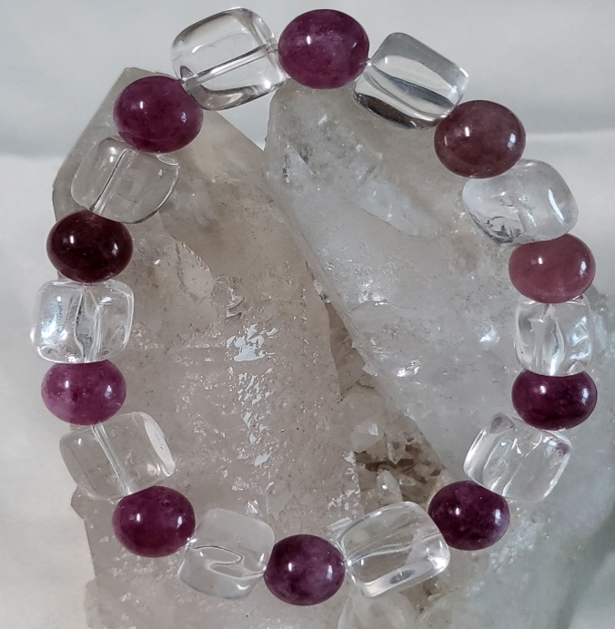 백수정과 핑크투어머린팔찌