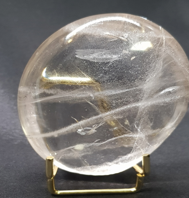 깨끗한 백수정 자갈형