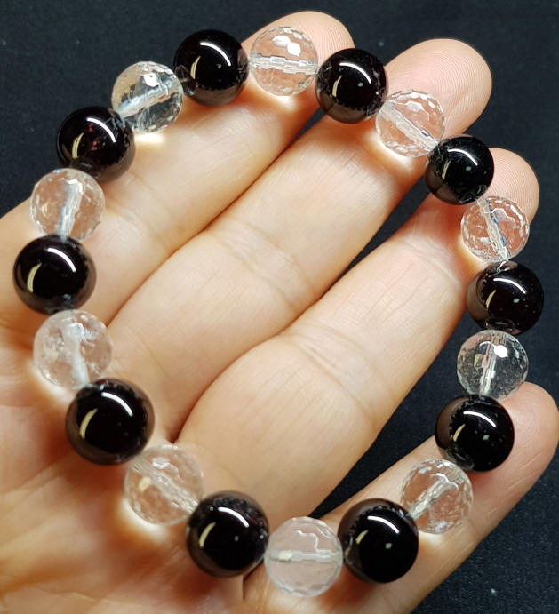 가넷 백수정10mm팔찌