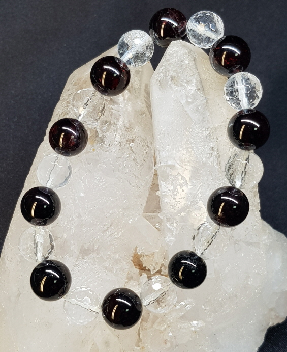 가넷 백수정10mm팔찌