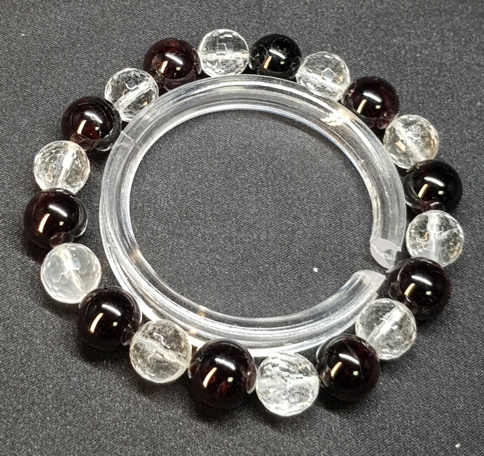 가넷 백수정10mm팔찌