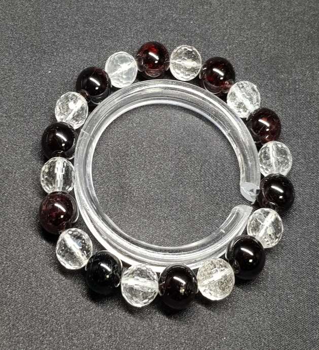 가넷 백수정10mm팔찌