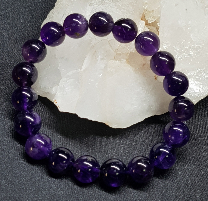 자수정10mm 라운드형팔찌