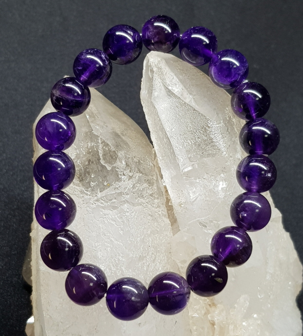 자수정10mm 라운드형팔찌