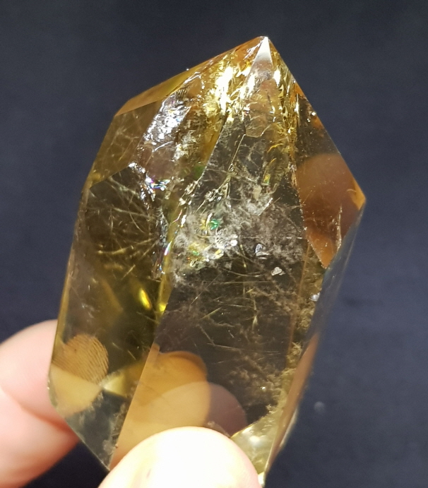 천연시트린(황수정)더블포인트