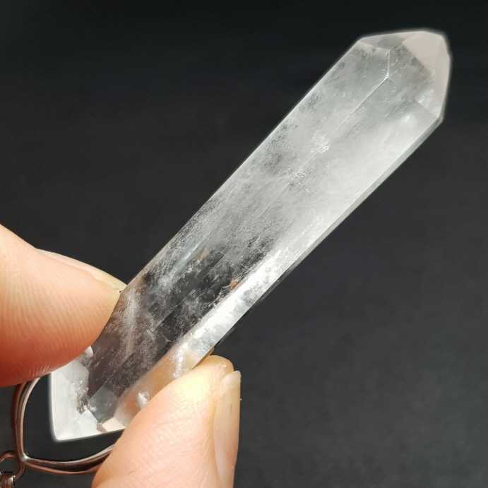 백수정더블포인트 펜던트