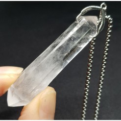 백수정더블포인트 펜던트