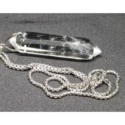 백수정 더블포인트펜던트