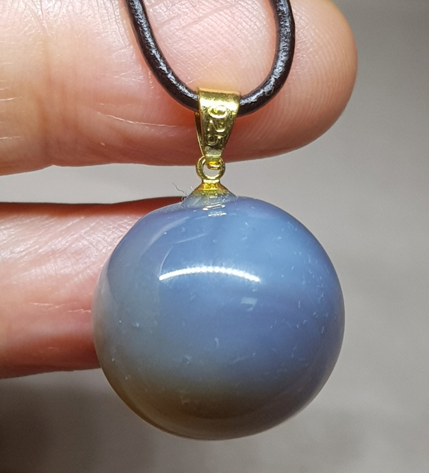 아게이트(마노)지오드 펜던트