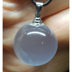 밀크수정 펜던트