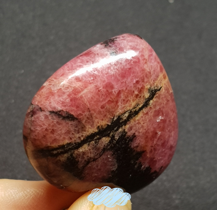 로도나이트 하트형펜던트