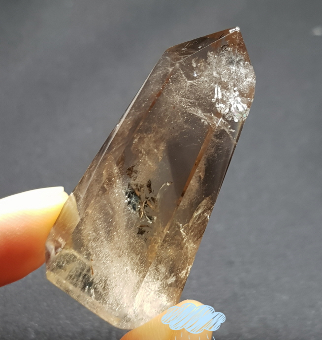 스모키 시트린 육각주