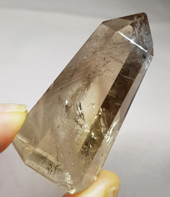 스모키 시트린 육각주