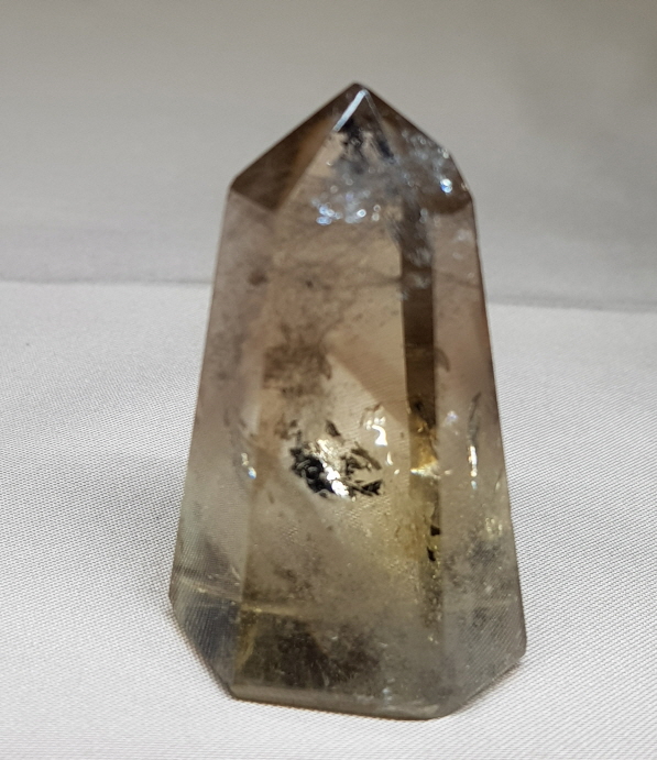 스모키 시트린 육각주