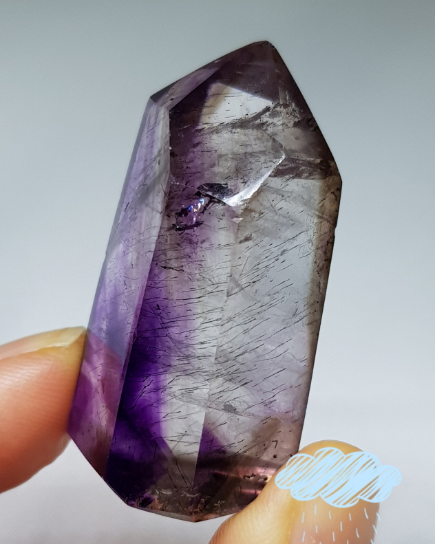 침수정 스모키 아메시트린육각주