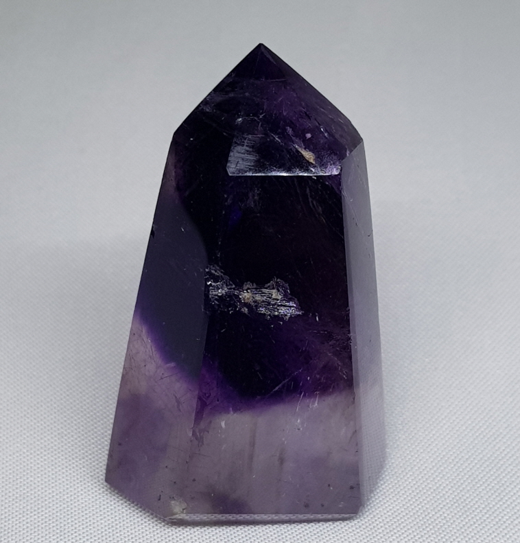 작은 자수정 육각주