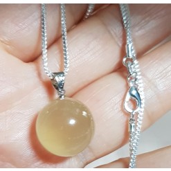 황수정 16mm 구슬형 펜던트