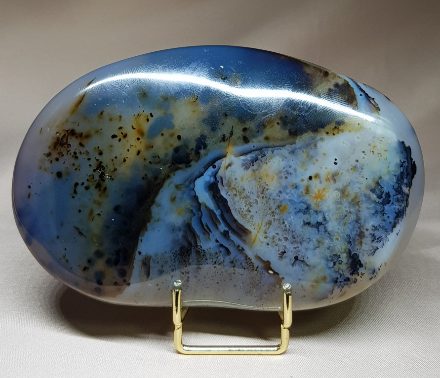 덴드리틱 아게잍,(그림 마노) 원석