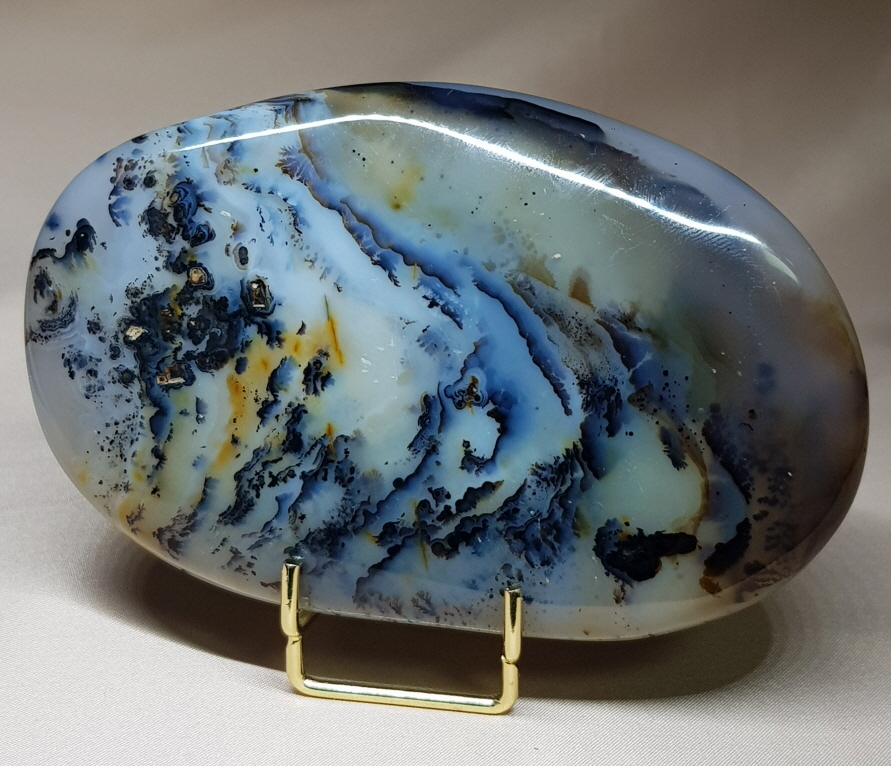 덴드리틱 아게잍,(그림 마노) 원석