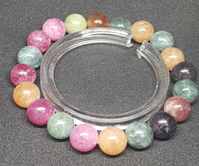 칼라 토르말린팔찌10mm 라운드형