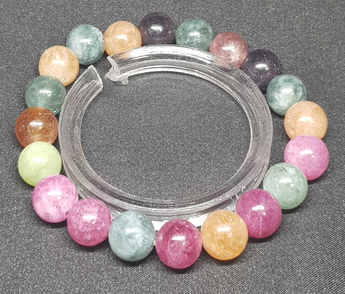 칼라 토르말린팔찌10mm 라운드형