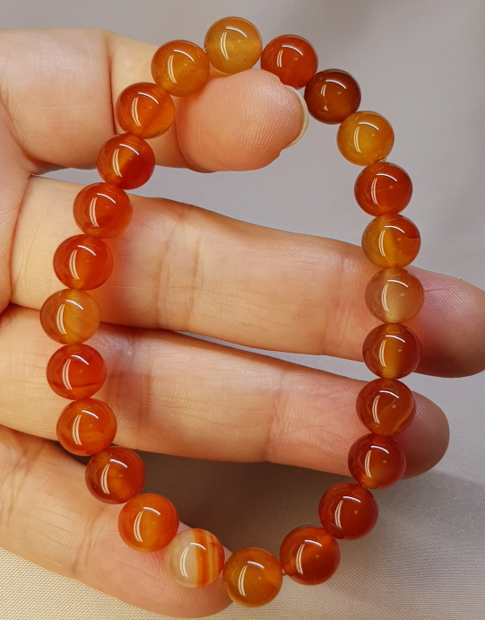 카네리안 8mm 팔찌