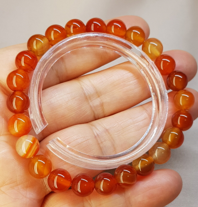 카네리안 8mm 팔찌