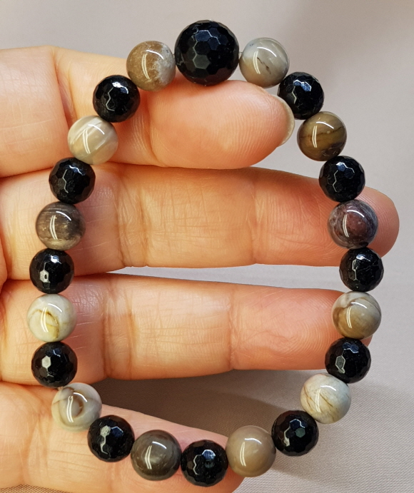 나무화석 투어머린 8mm 팔찌