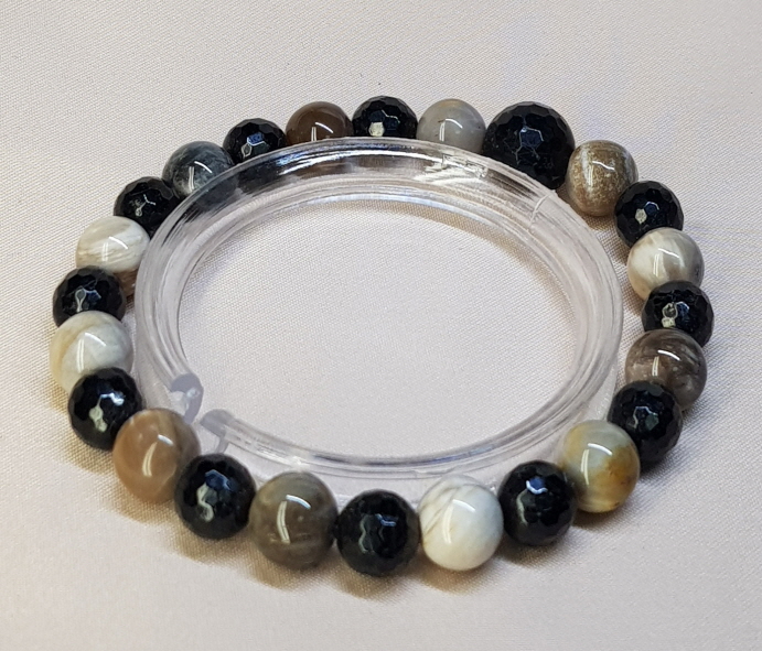 나무화석 투어머린 8mm 팔찌