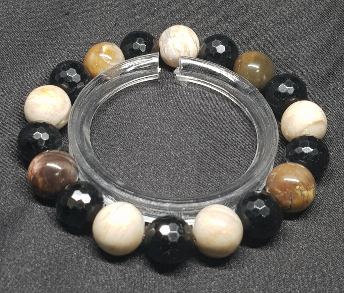 투어머린 나무화석팔찌