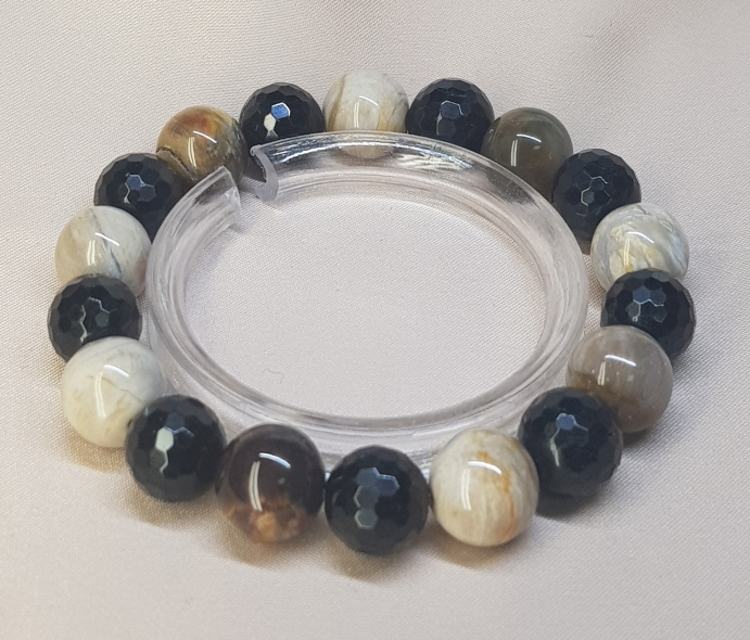 투어머린 나무화석팔찌