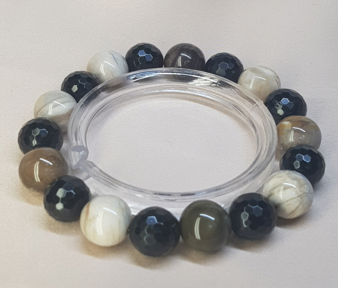 투어머린 나무화석팔찌