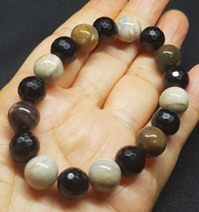 투어머린 나무화석팔찌