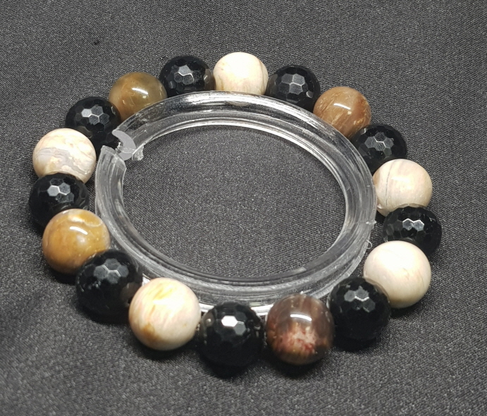 투어머린 나무화석팔찌