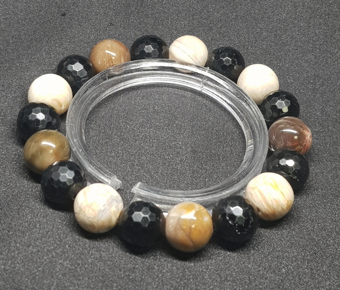 투어머린 나무화석팔찌