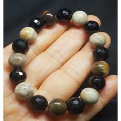 투어머린 나무화석팔찌