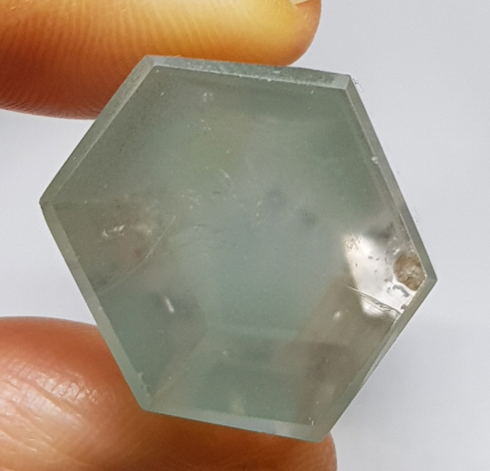 녹색클로라이트 팬텀육각주