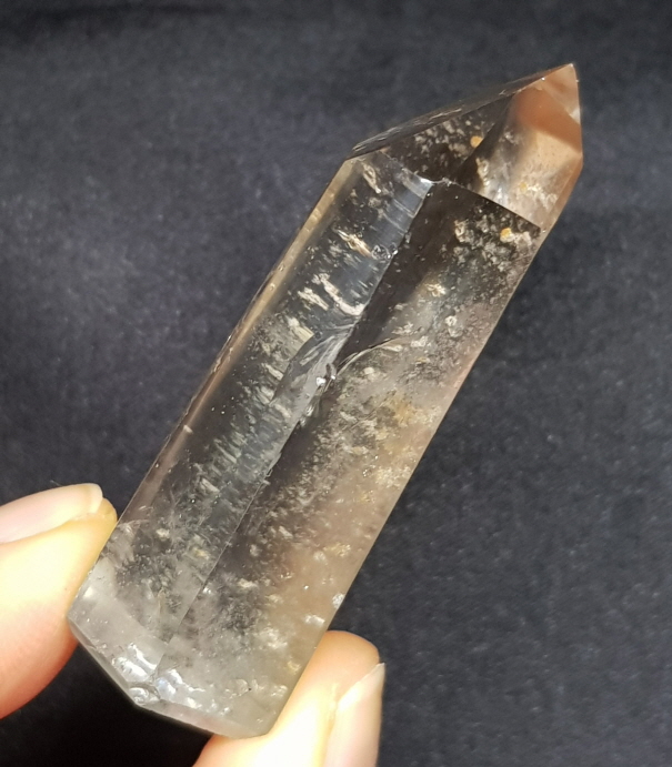 무지개  스모키 시트린 육각주