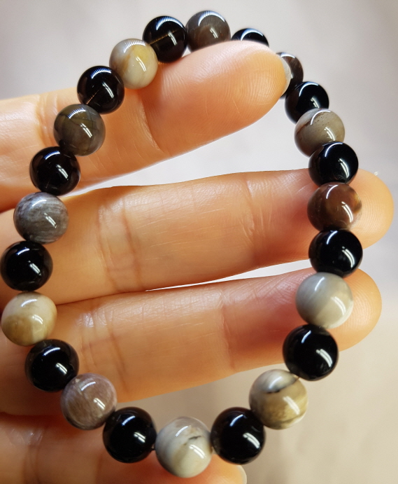 규화목 투어머린 8mm 라운드형팔찌