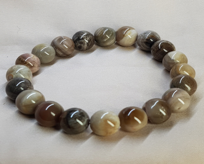 나무화석팔찌10mm