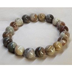 나무화석팔찌10mm