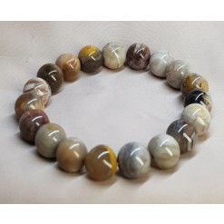 나무화석수정(규화목)10mm팔찌